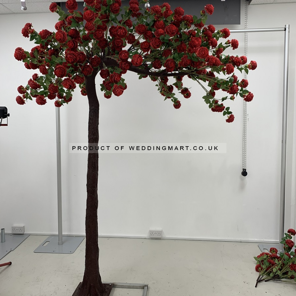 250cm Canopy Arch Rose Tree - RED – Wholesale Canopy Arch Trees for Wedding Decorators | WeddingMart
