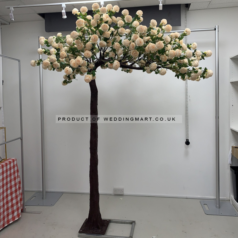 250cm Canopy Arch Rose Tree - Peach – Wholesale Canopy Arch Trees for Wedding Decorators | WeddingMart