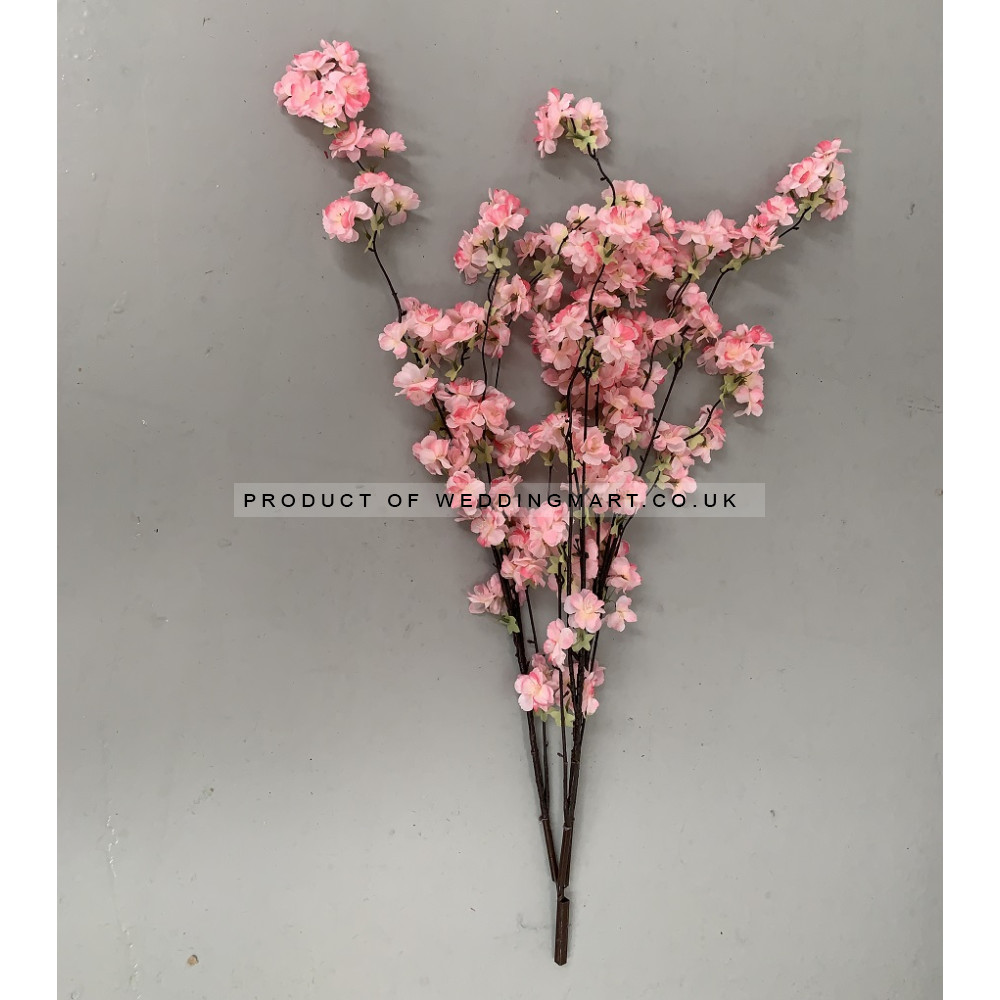 200cm Artificial Weeping Blossom Tree with Interchangable Branches - PINK
