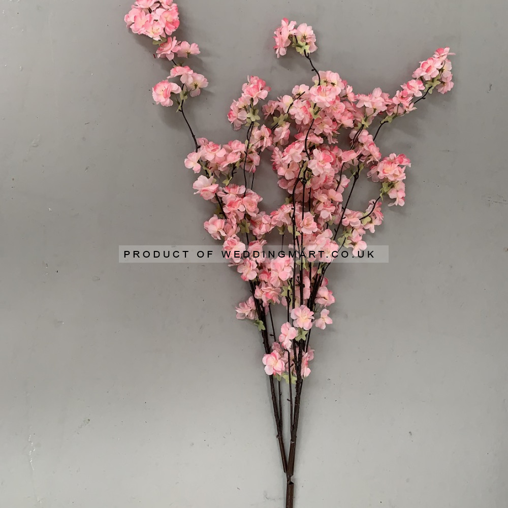 200cm Artificial Weeping Blossom Tree with Interchangable Branches - PINK