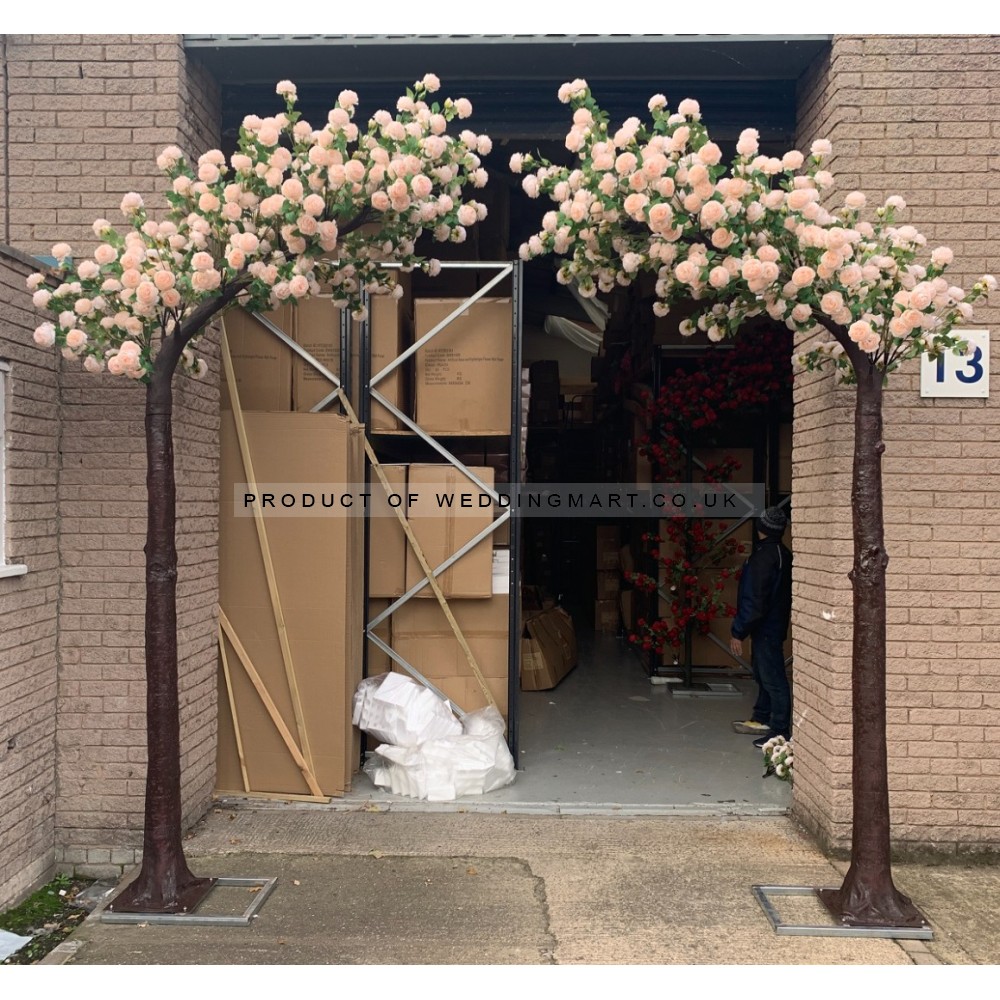 320cm Artificial Wedding Red Rose Tree Arch - L401