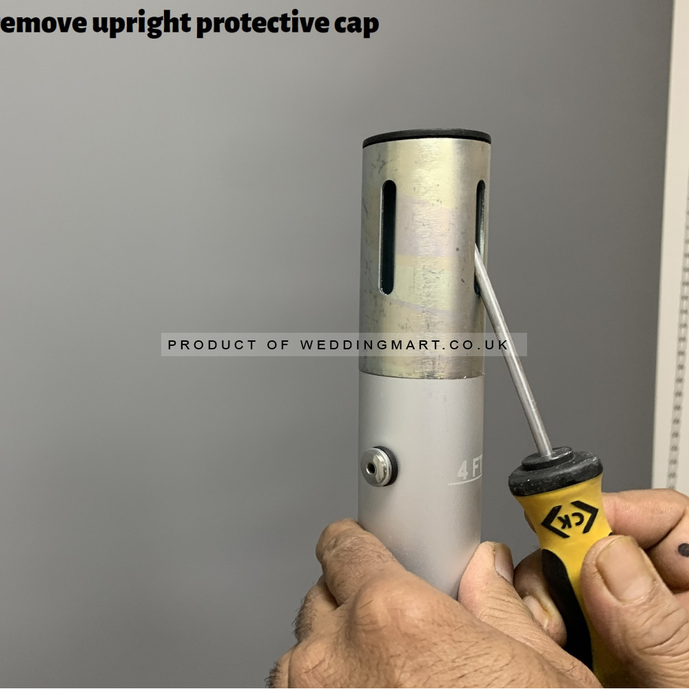 Upright Crown for V2 Crossbar – Wholesale Pipe and Drape Accessories for Wedding Decorators | WeddingMart