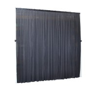 3m (w) x 5m (h) Wedding Backdrop Curtain - Black