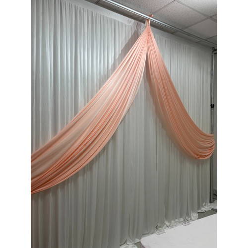 Peach Butterfly Swag