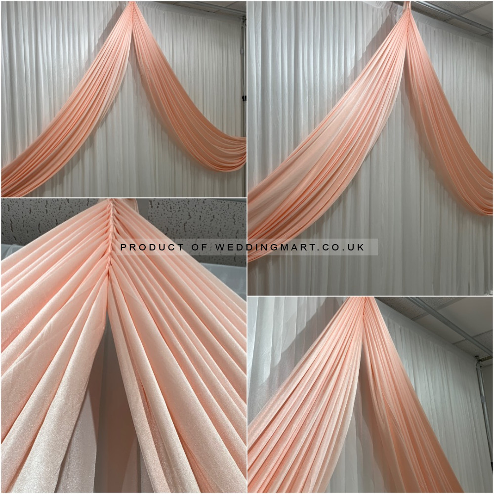 Peach Butterfly Swag – Wholesale Butterfly Swags for Wedding Decorators | WeddingMart