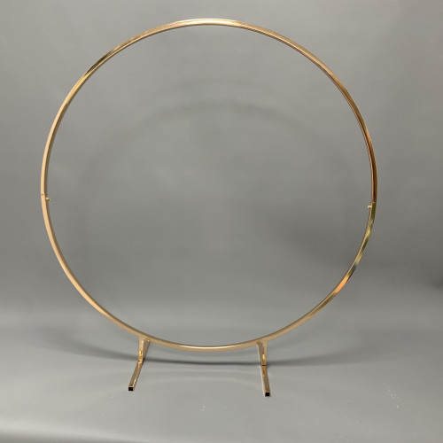 60cm Wedding Table Floral Centerpiece Hoop Ring - Gold