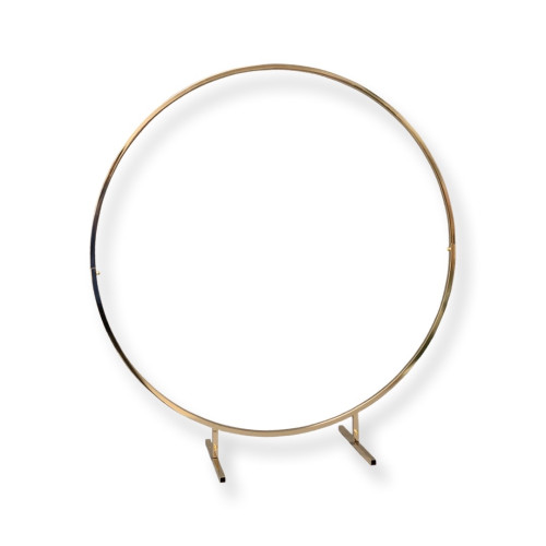 80cm Wedding Table Floral Centerpiece Hoop Ring - Gold