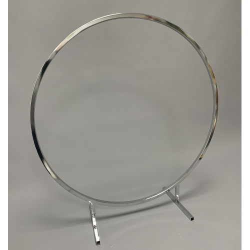 60cm Wedding Table Floral Centerpiece Hoop Ring - Silver