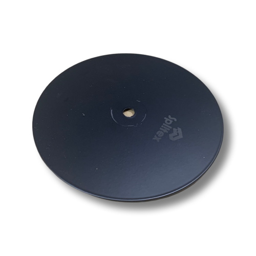 20cm Black Round Metal Base Plate – Wholesale Base Plates and Spigots for Wedding Decorators | WeddingMart