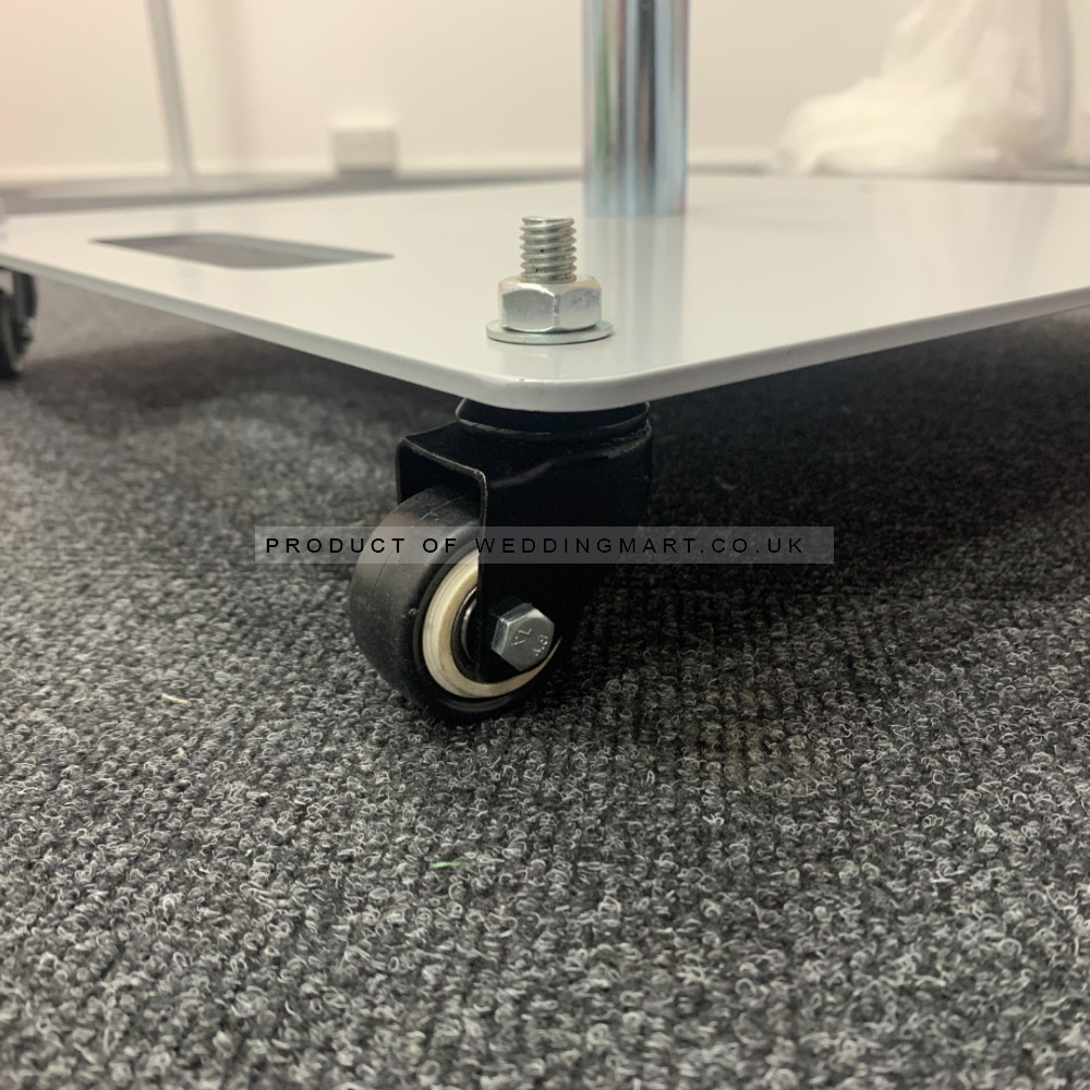 Heavy Duty Base Plate with Castor Wheels – Wholesale Base Plates and Spigots for Wedding Decorators | WeddingMart