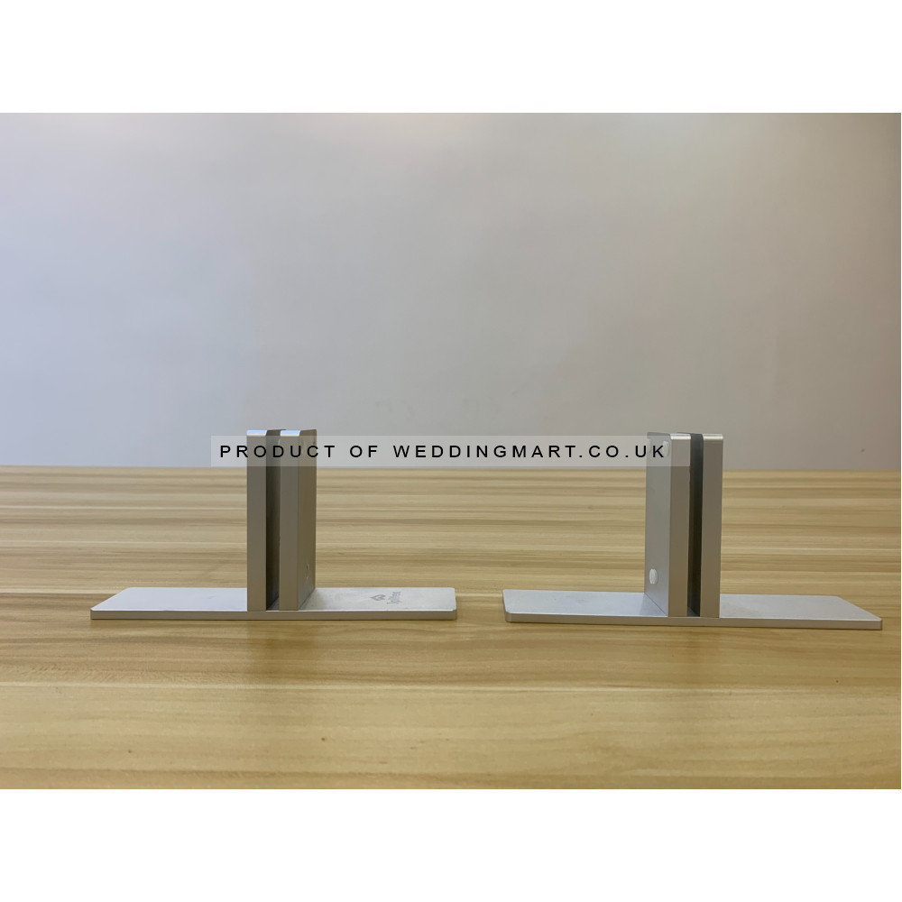 Freestanding Aluminium Table Top Screen Holder - (Pack of 2)