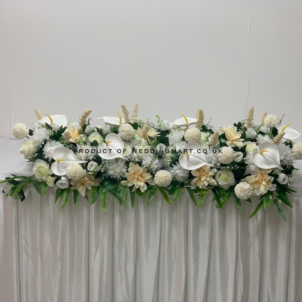 Wedding Table | Backdrops | Stage Decorative Floral Arrangement Runner - TR2209