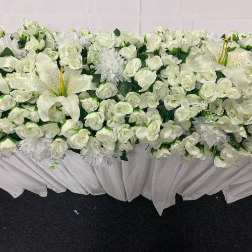 100cm Wedding Top Table Floral Runner - TR2210 – Wholesale Hoop and Table Floral Arrangements for Wedding Decorators | WeddingMart