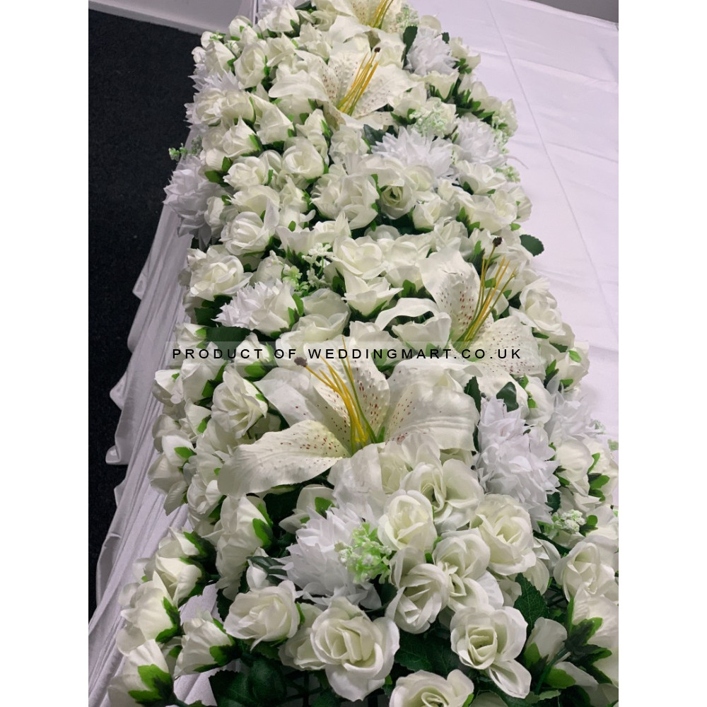 100cm Wedding Top Table Floral Runner - TR2210