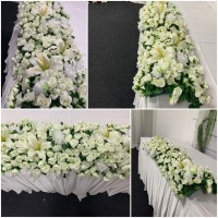 100cm Wedding Top Table Floral Runner - TR2210