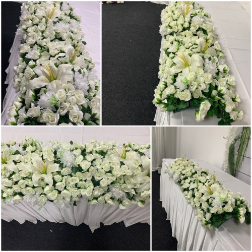 Wedding Table | Backdrops | Stage Decorative Floral Arrangement Runner - TR2210