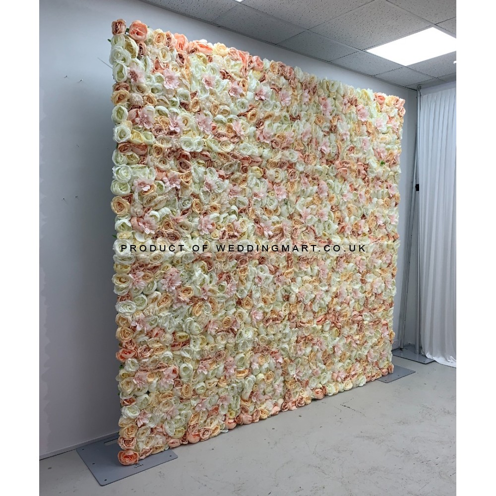8ftx8ft Ready Made Flower Wall - F470