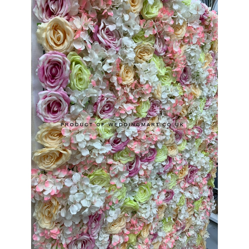 4ftx8ft Ready Made Flower Wall - F48005