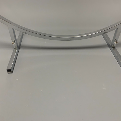 100cm Wedding Table Floral Centerpiece Hoop Ring - Silver – Wholesale Centrepiece Stands for Wedding Decorators | WeddingMart