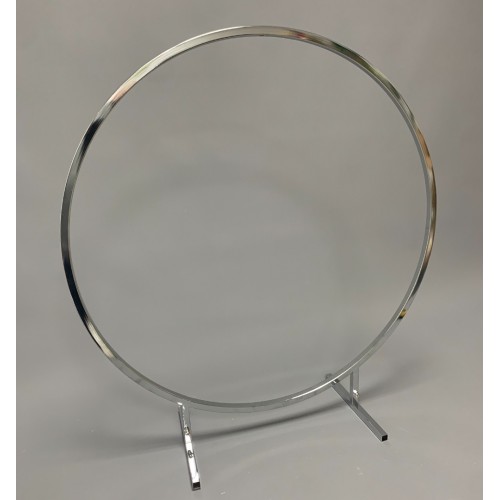 80cm Wedding Table Floral Centerpiece Hoop Ring - Silver