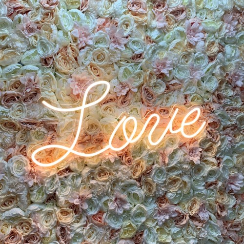 90cm Wedding Backdop Neon Sign - LOVE