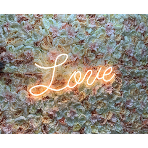 90cm Wedding Backdop Neon Sign - LOVE