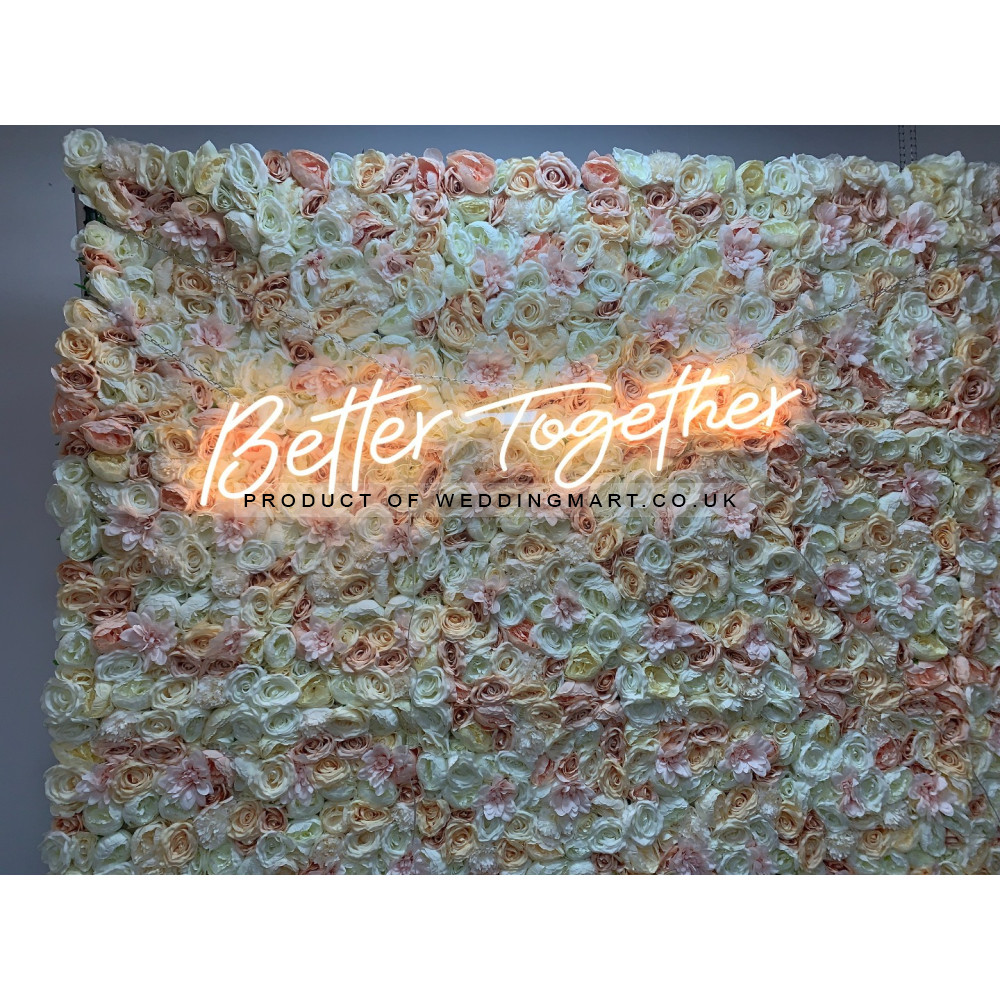 130cm Wedding Backdop Neon Sign - Better Together