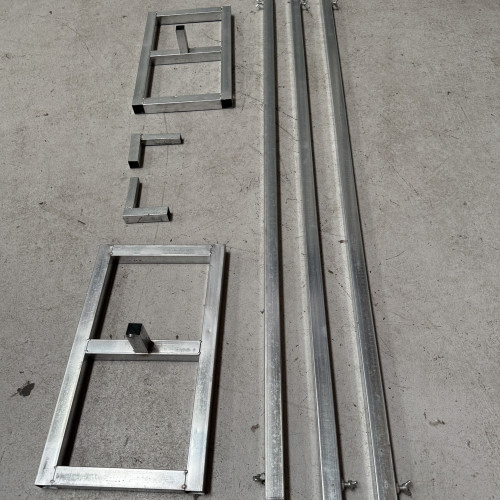 3m x 3m Economy Telescopic Wedding Backdrop Stand Adjustable Metal Background Frame