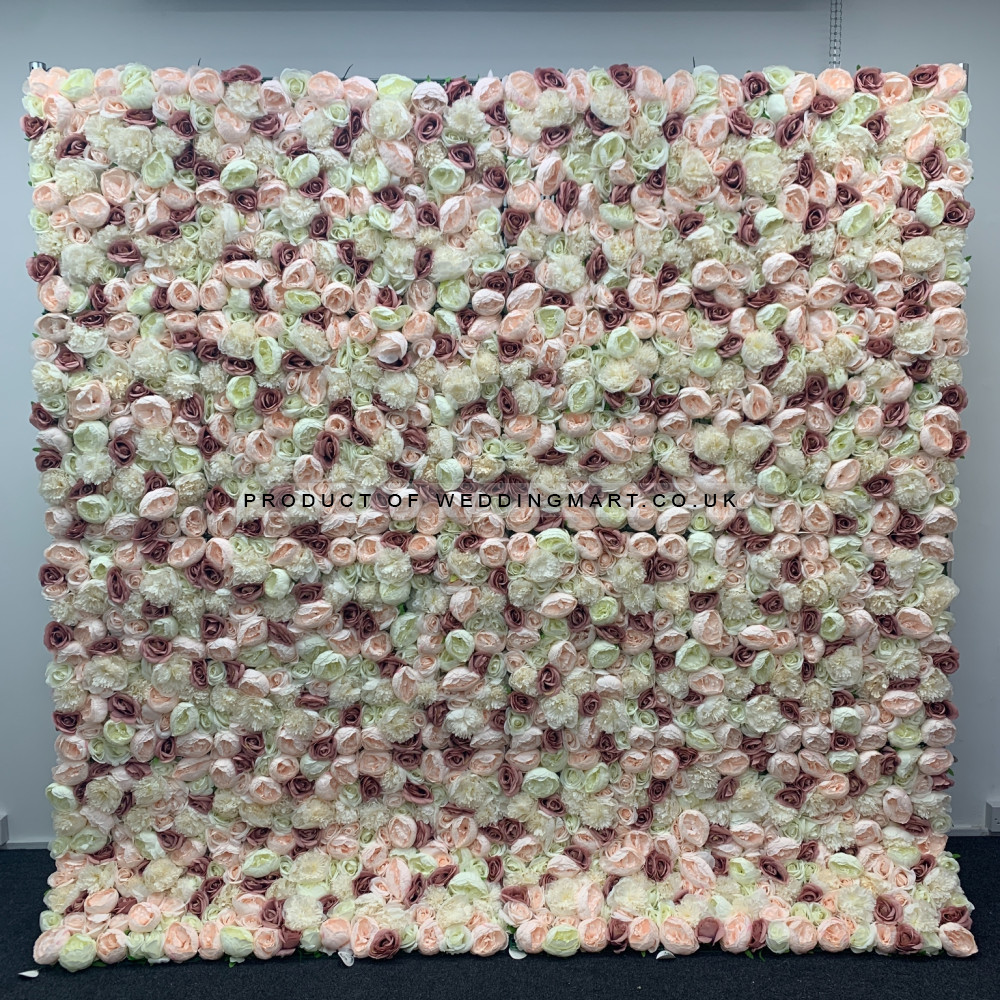 8ftx8ft Ready Made Flower Wall - F473