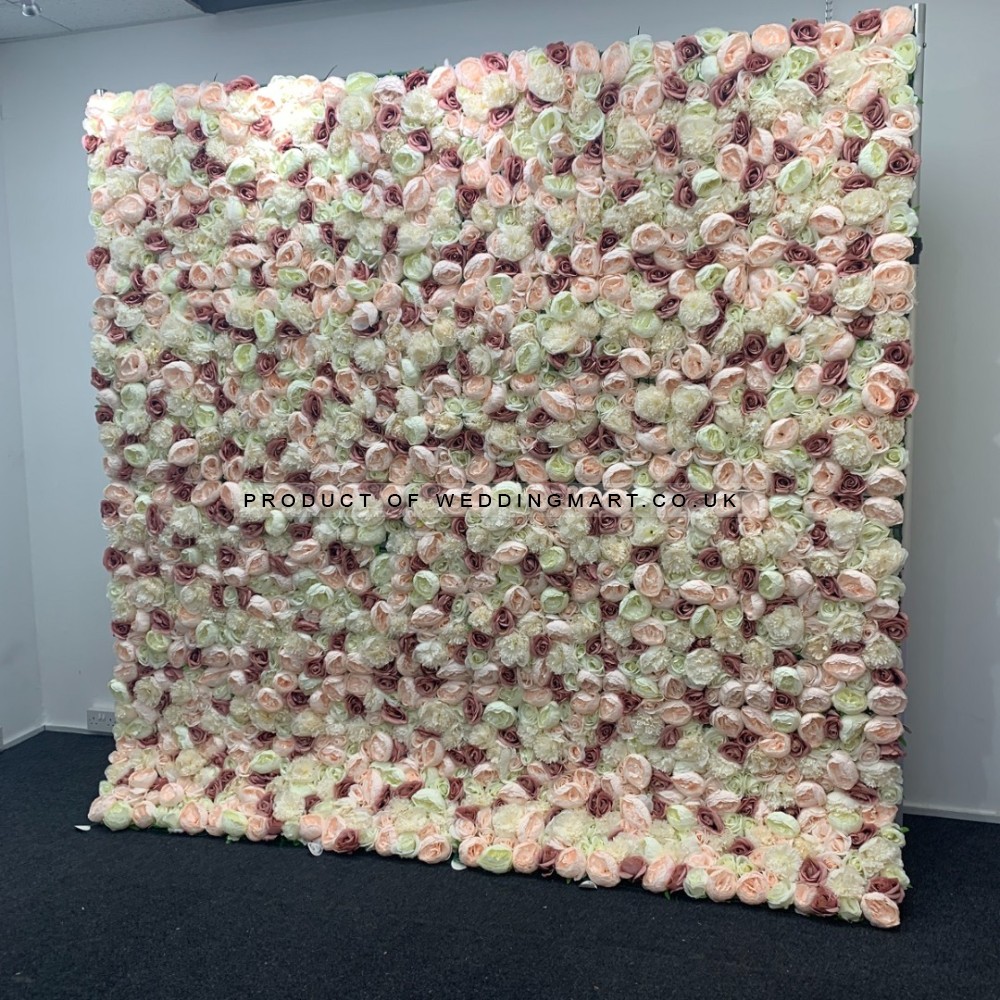 8ftx8ft Ready Made Flower Wall - F473