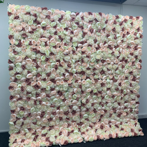 8ftx8ft Ready Made Flower Wall - F473 – Wholesale Readymade Luxury Wedding Flower Wall Backdrops for Wedding Decorators | WeddingMart