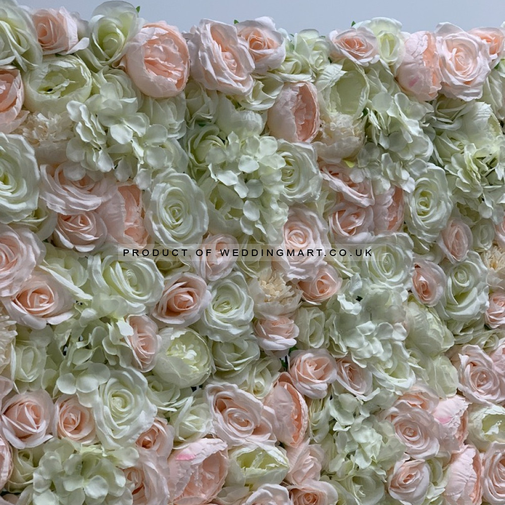 8ftx8ft Ready Made Flower Wall - F474 – Wholesale Readymade Luxury Wedding Flower Wall Backdrops for Wedding Decorators | WeddingMart