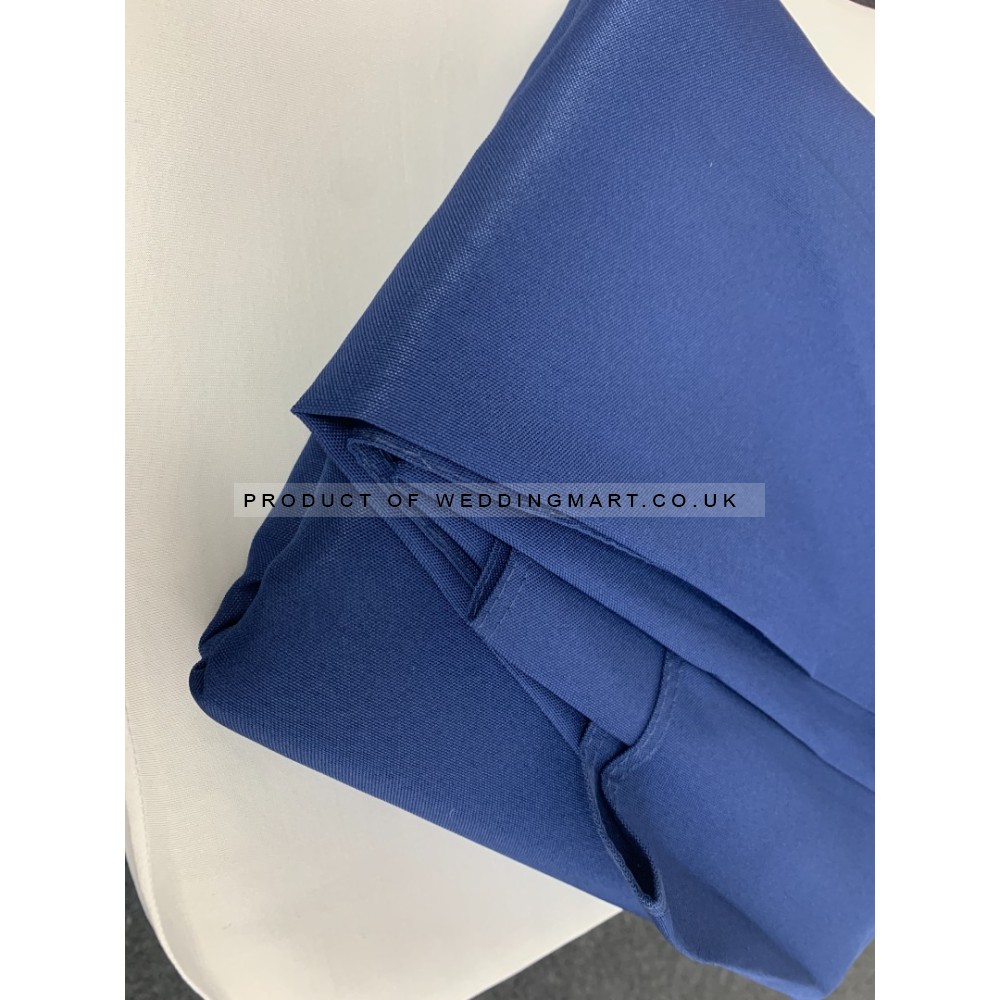 120 inch Round Polyester Table Cloths - Navy
