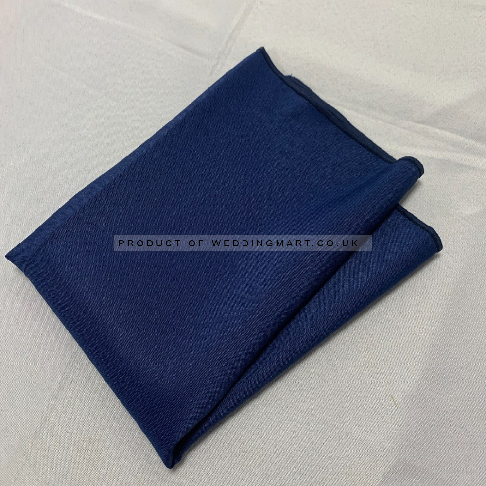 Polyester Napkins (Pack of 10) - Navy Blue – Wholesale Napkins for Wedding Decorators | WeddingMart