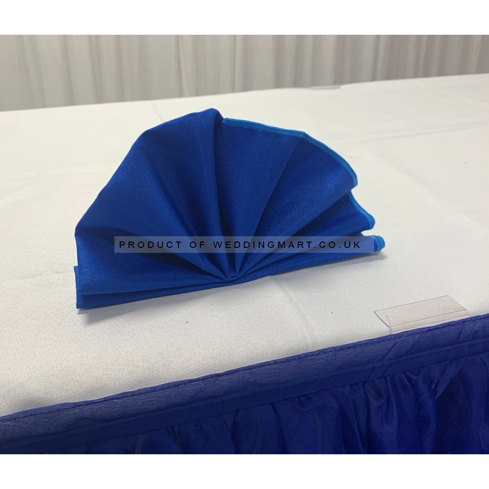 Polyester Napkins (Pack of 10) - Royal Blue