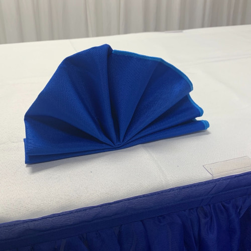 Polyester Napkins (Pack of 10) - Royal Blue – Wholesale Napkins for Wedding Decorators | WeddingMart