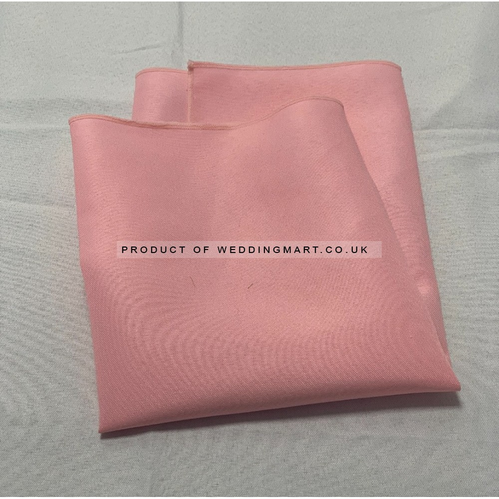 Polyester Napkins (Pack of 10) - Baby Pink