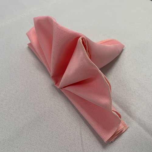 Polyester Napkins (Pack of 10) - Baby Pink – Wholesale Napkins for Wedding Decorators | WeddingMart