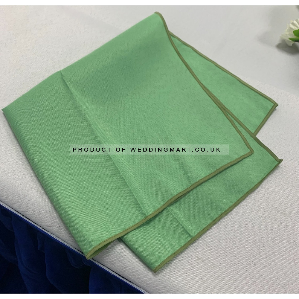 Polyester Napkins (Pack of 10) - Sage Green