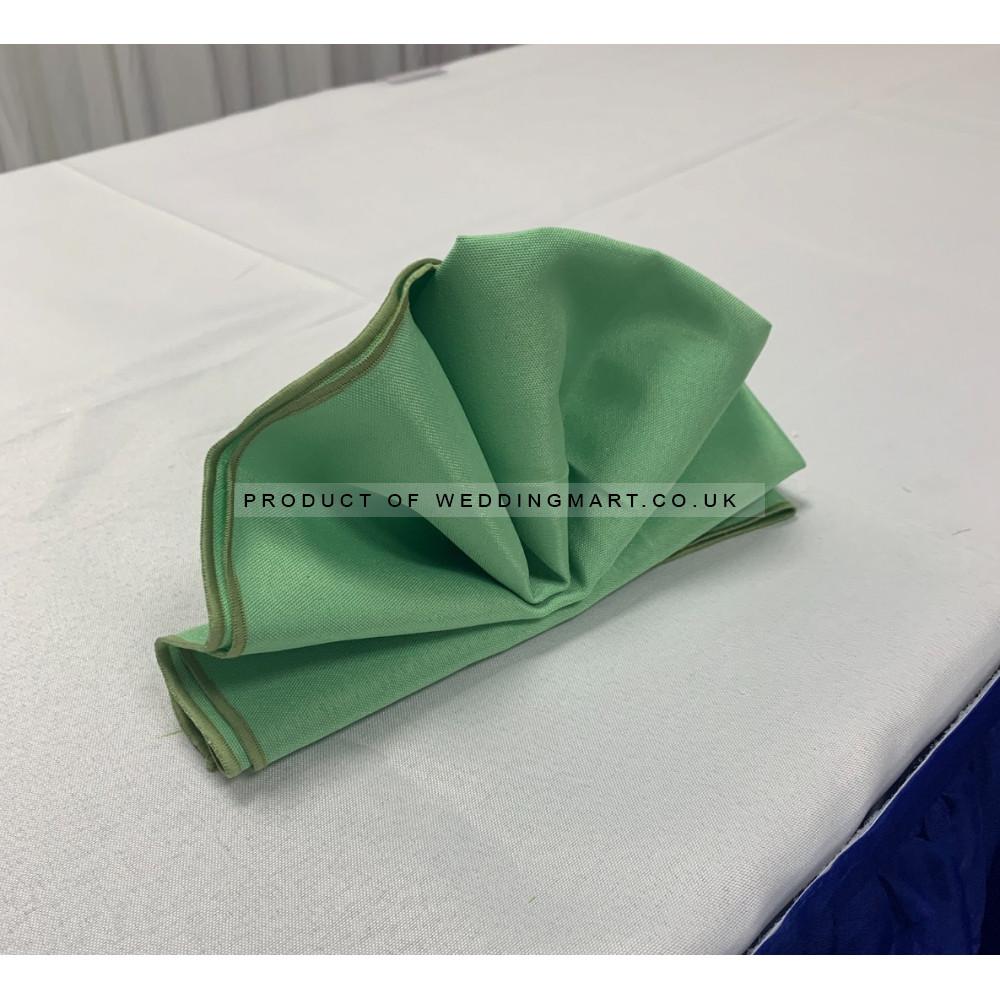 Polyester Napkins (Pack of 10) - Sage Green