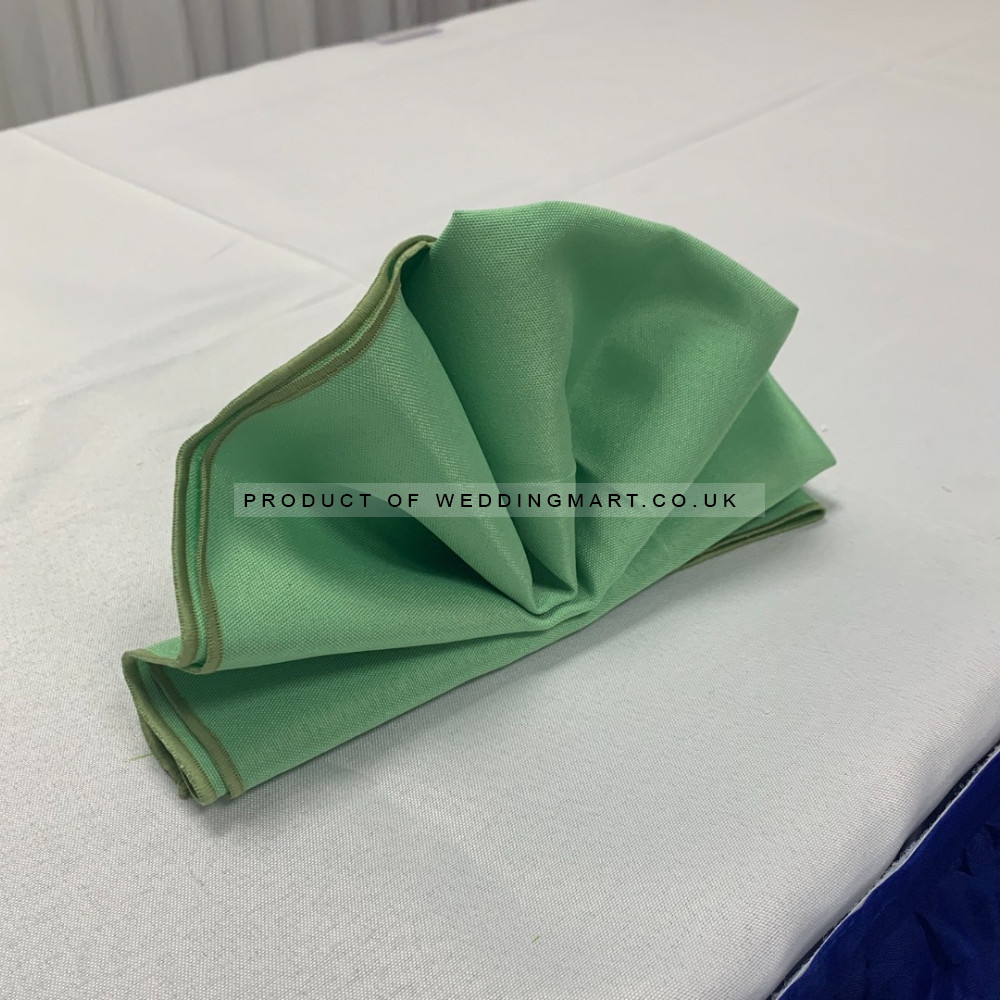 Polyester Napkins (Pack of 10) - Sage Green