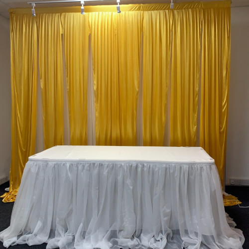 3M Decorative Silk Panels Overlay Swag - Gold