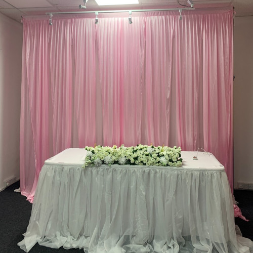 3M Decorative Silk Panels Overlay Swag - Pink