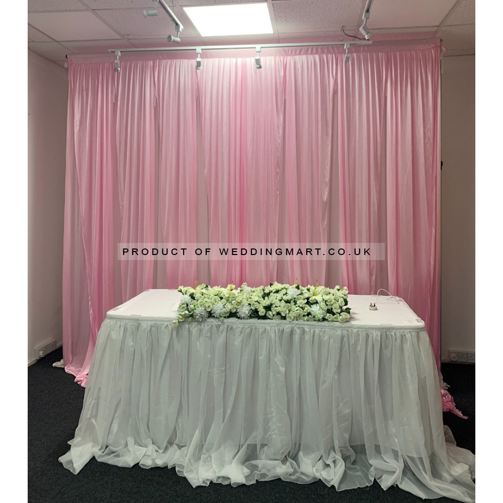 3M Decorative Silk Panels Overlay Swag - Pink