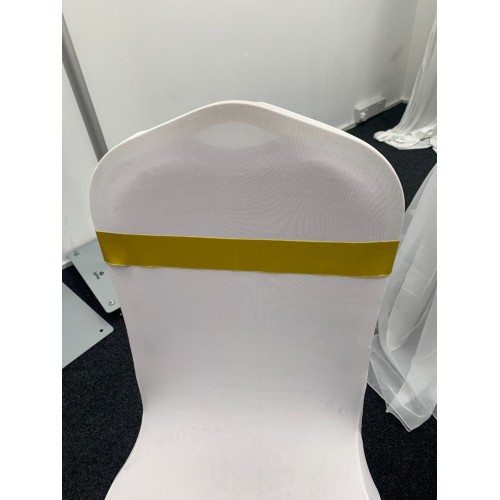 Luxury Readymade Chair Bow with Buckles - Gold 
