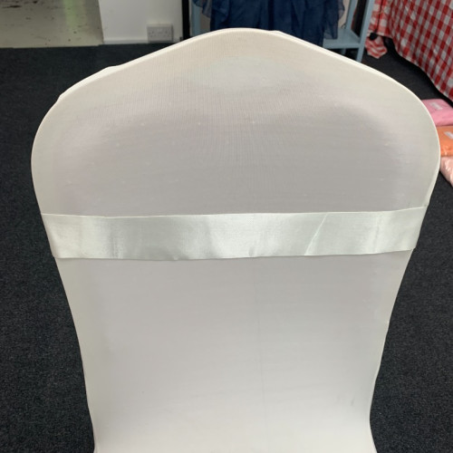 Readymade Chair Bow with Buckles - White – Wholesale Readymade Chair Bows for Wedding Decorators | WeddingMart