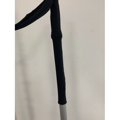 Stretch Fit Pipe and Drape Upright Stand Cover - Black