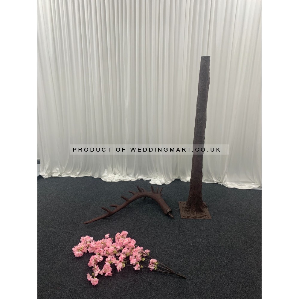 250cm Artificial Weeping Cherry Blossom Canopy Tree - PINK