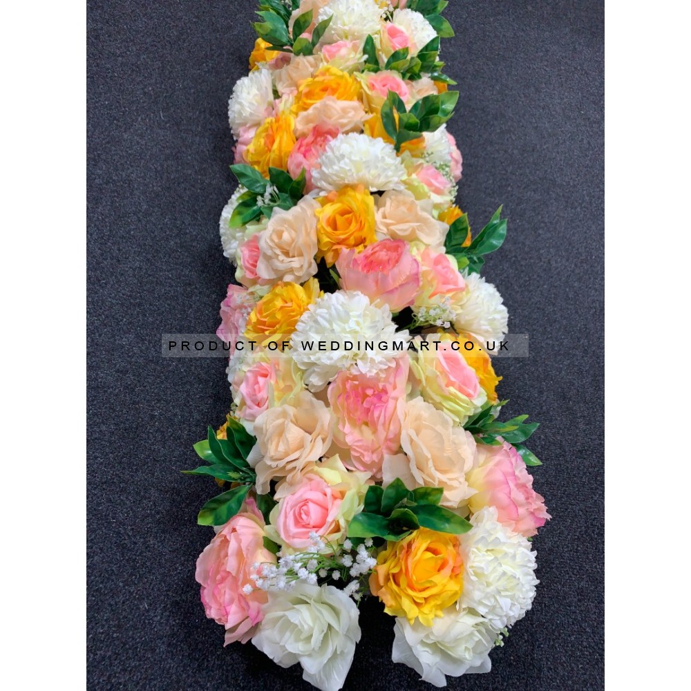 Wedding Table | Backdrops | Stage Decorative Floral Arrangement Runner - FA2303004