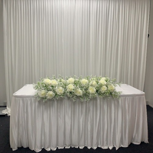 100cm Wedding Top Table Floral Runner - FA2303001